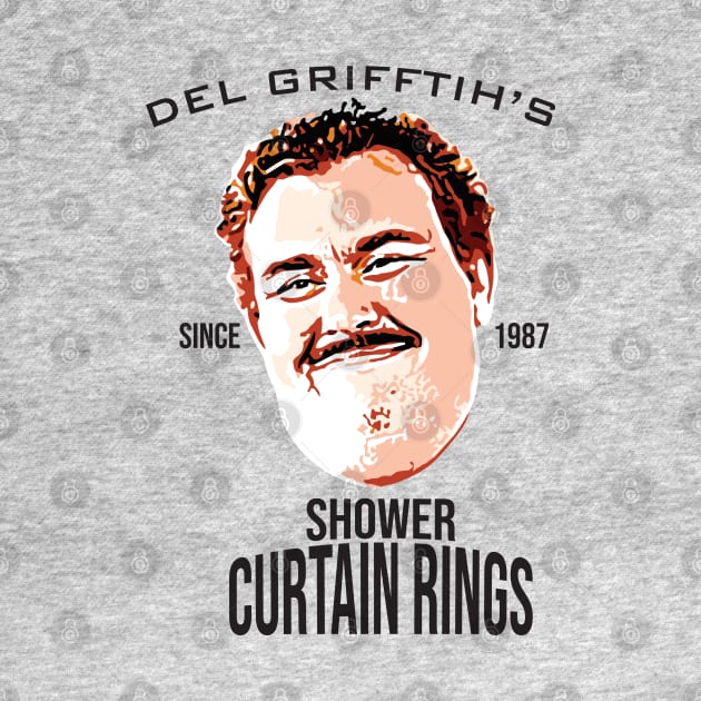 Del Griffith's Shower Curtain Rings - Since 1987 by Geminiguys